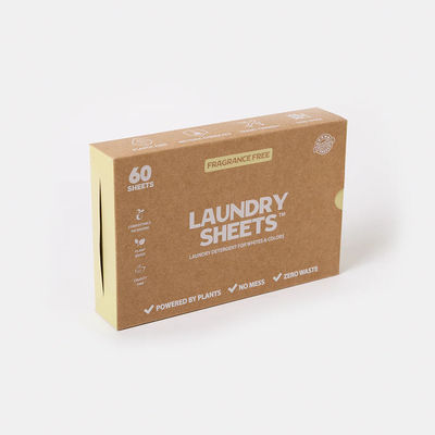 गहरी सफाई कपड़े धोने के डिटर्जेंट शीट्स बायोडिग्रेडेबल पर्यावरण के अनुकूल दागों को दूर करें गहरी 2.8-3g/शीट