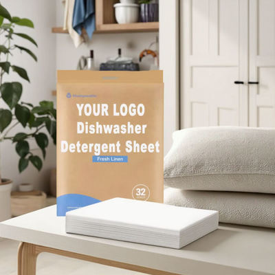 केंद्रित पर्यावरण के अनुकूल ठोस कपड़े धोने के डिटर्जेंट शीट