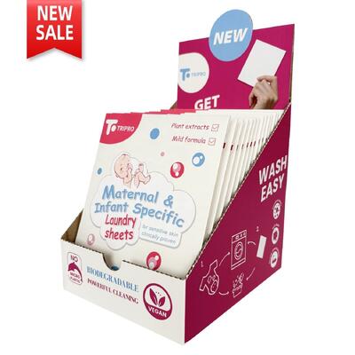 कपड़े धोने के डिटर्जेंट की चादरें दाग से लड़ती हैं कपड़े धोने का कागज साबुन हटा दें