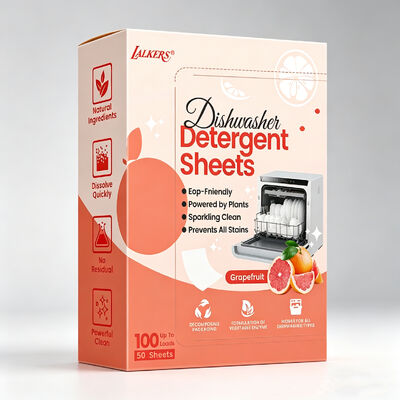 अच्छा दाम डिशवॉशर की सफाई के लिए कस्टम इको फ्रेंडली फूड सेफ हाइपोएलर्जेनिक डिशवॉशिंग शीट्स ऑनलाइन