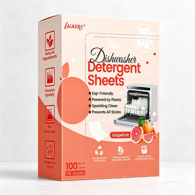 अच्छा दाम Eco-Friendly Hypoallergenic Long-Lasting Dish Washing Sheets and Dishwasher Cleaning Sheets ऑनलाइन