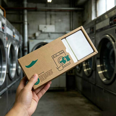Eco-Friendly Laundry Detergent Sheets Remove Stains Deeply with Customizable Fragrance